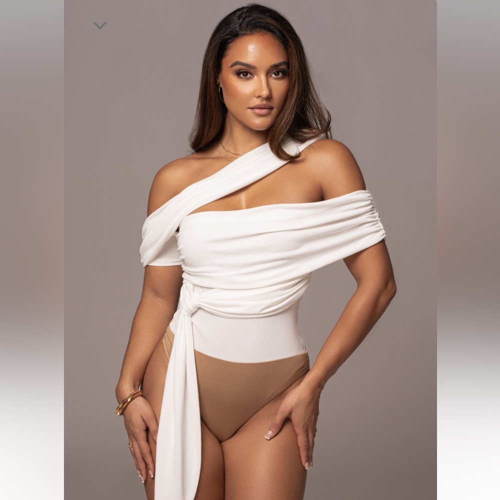NEW! JLUXLABEL drape bodysuit